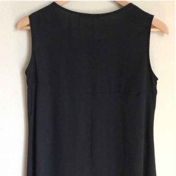 Brandy Melville Black Darya Flowy Sheer Shift Mini Length Dress - Picture 10 of 10